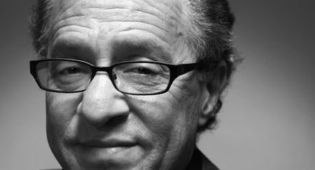 Ray Kurzweil portrait picture in black and white