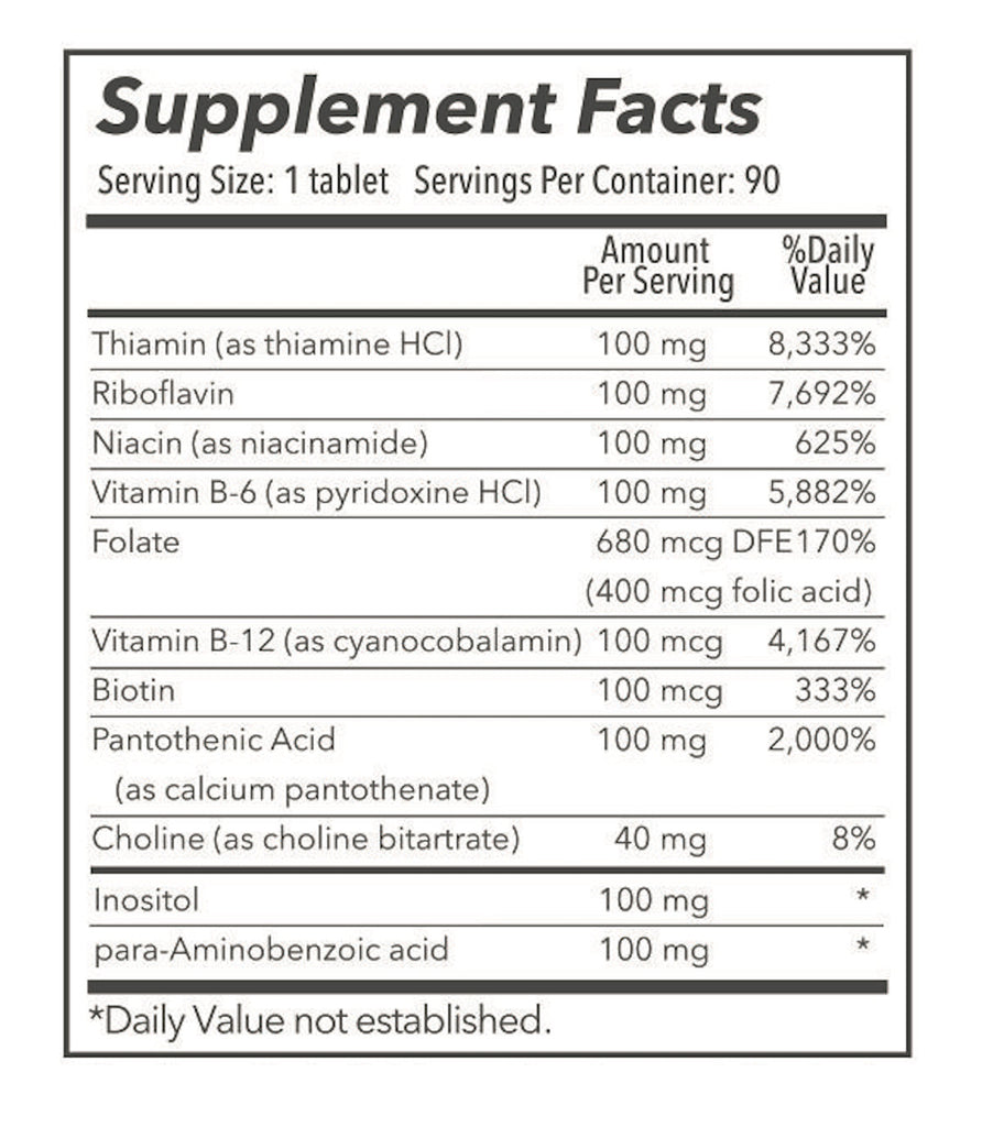 Vitamin B-Complex | Most Popular Supplements By Ray Kurzweil & Terry ...